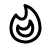 Heat Map Icon looks like a flame