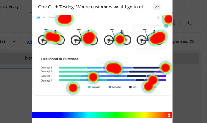 showing radius changes, making blobs bigger and redder
