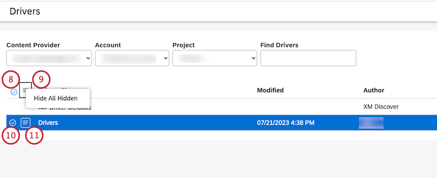 Seleccione la casilla de verificación superior para seleccionar todos los elementos. Deseleccione la casilla de verificación superior para deseleccionar todos los elementos. Deseleccione la casilla de verificación superior para deseleccionar los elementos seleccionados actualmente.