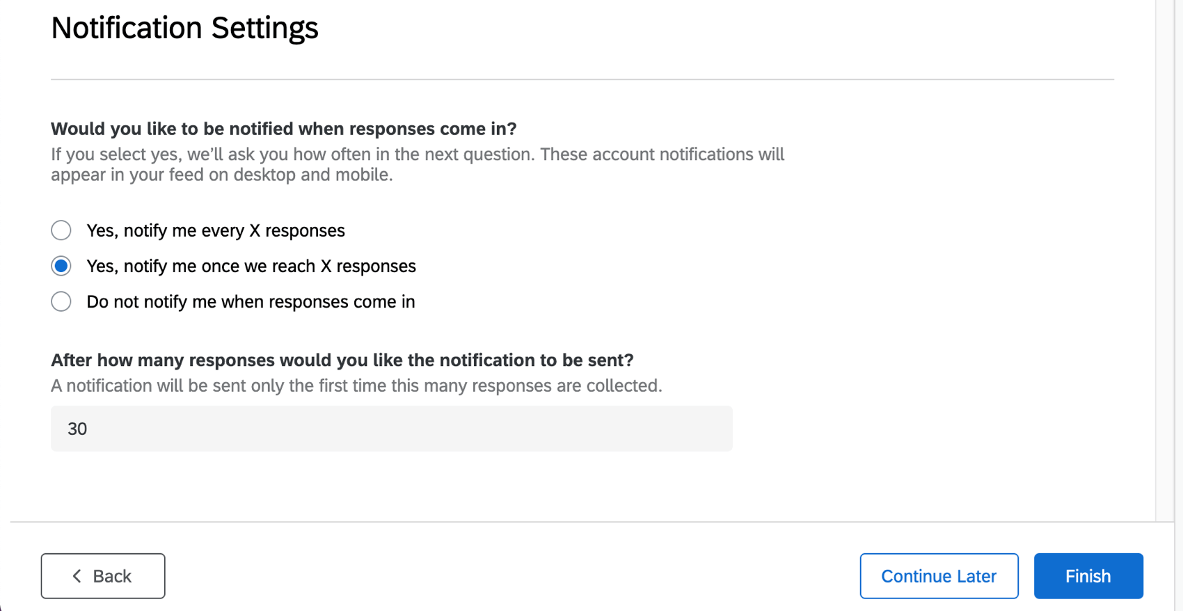 Imagen de la configuración de notificaciones