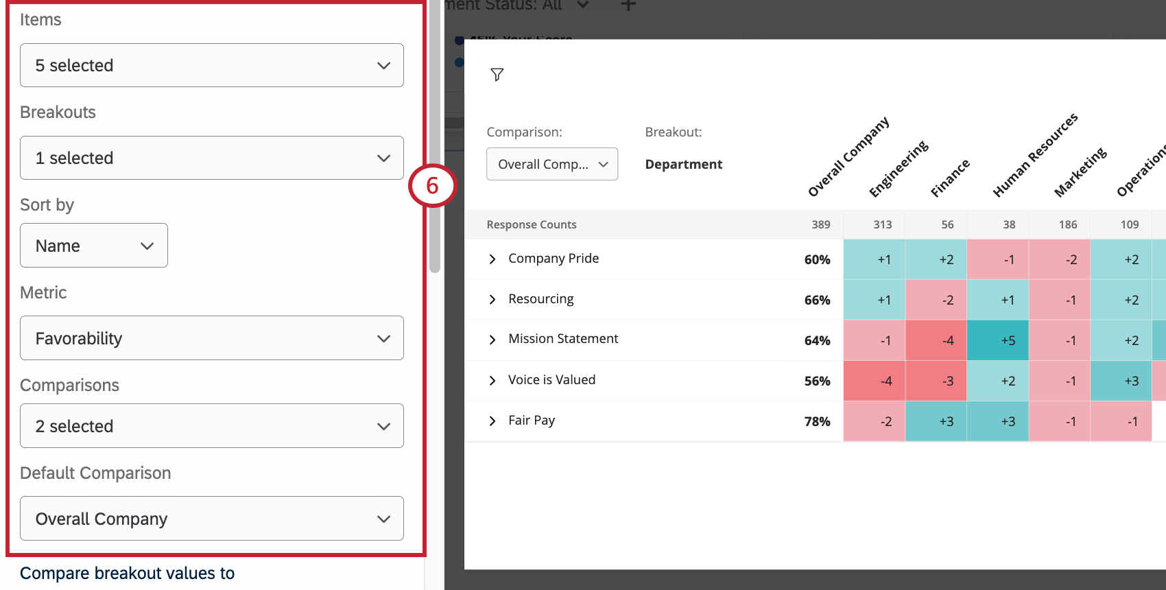 Setting up a heat map widget