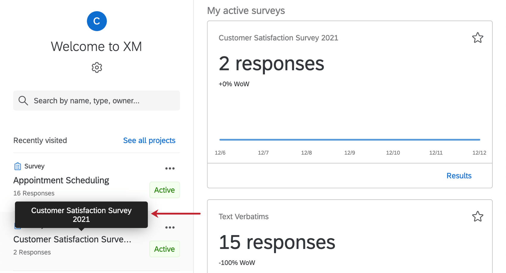 ホームページに表示される長いプロジェクトタイトル