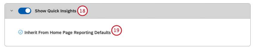 Abschnitt "Erkenntnisse" anzeigen