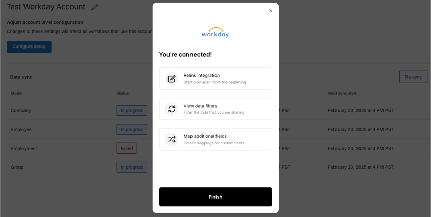 nouvelle fenêtre avec les options listées ci-dessous