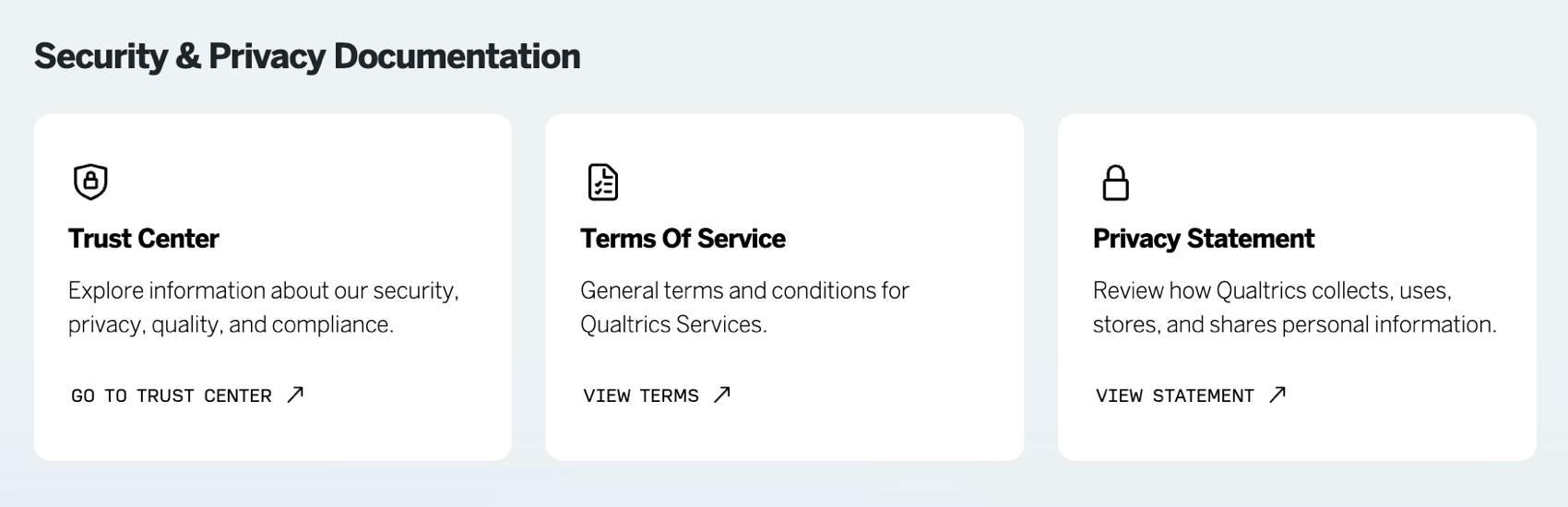 the security and privacy docs at the bottom of the page