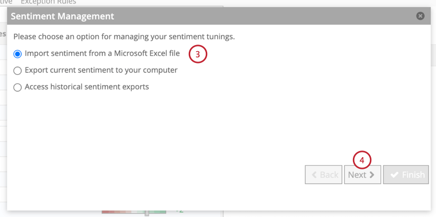 importando sentimientos