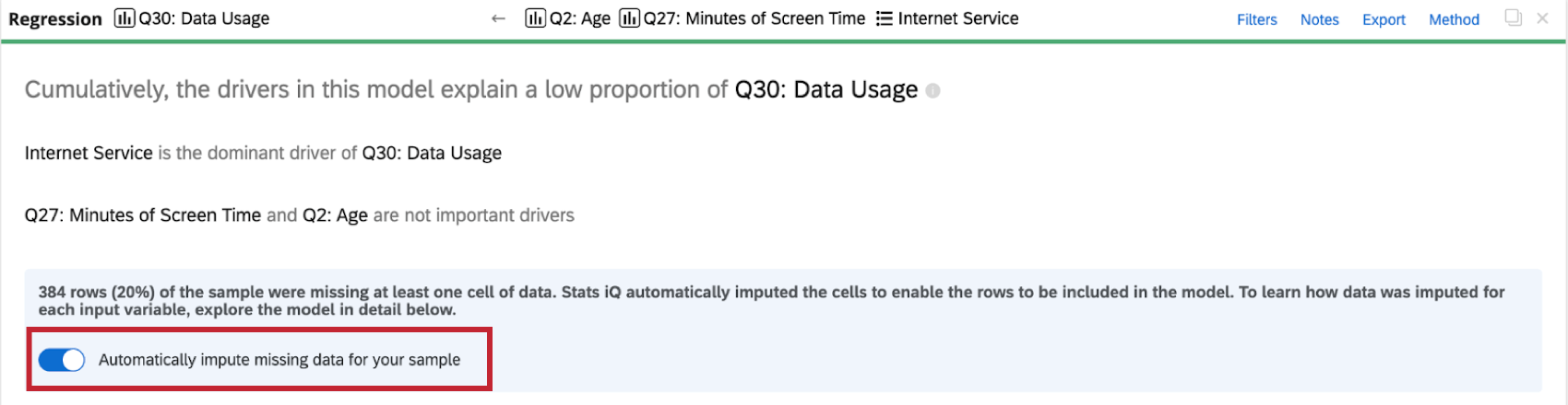 Drucktaste zum Ein-/Ausschalten der automatischen Anrechnung
