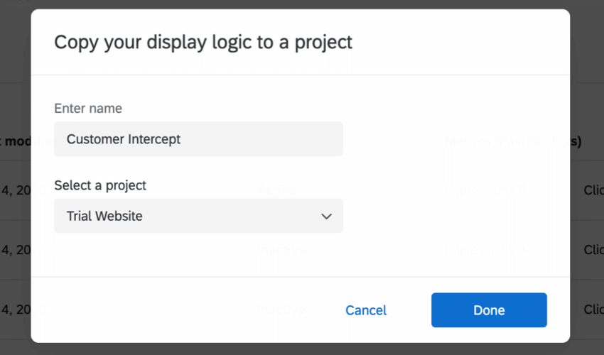 nouvelle fenêtre dans laquelle vous enregistrez une copie de lintercept