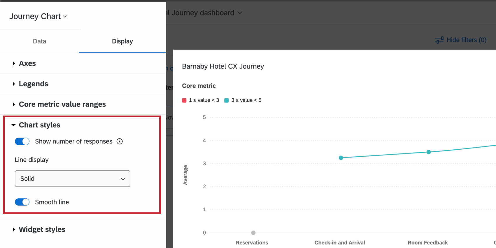 チャートスタイル設定