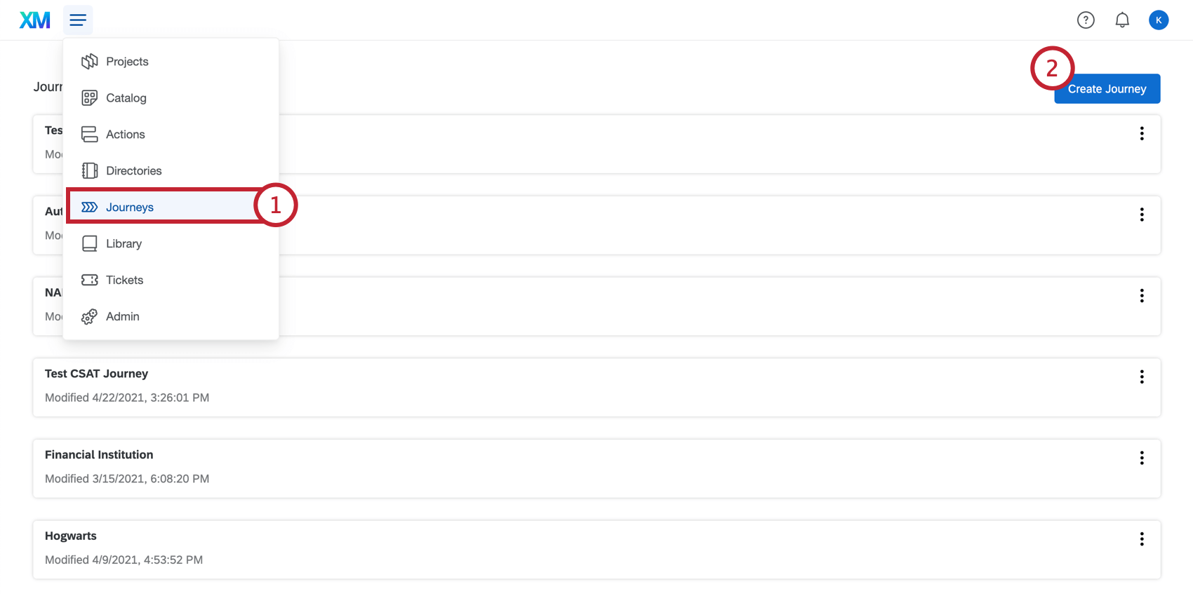 Création dun voyage à partir de longlet Voyages