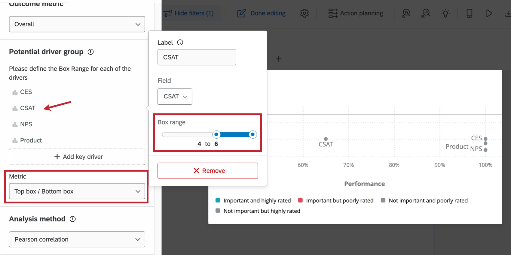 Specify Field Bounds within Potential Driver menu