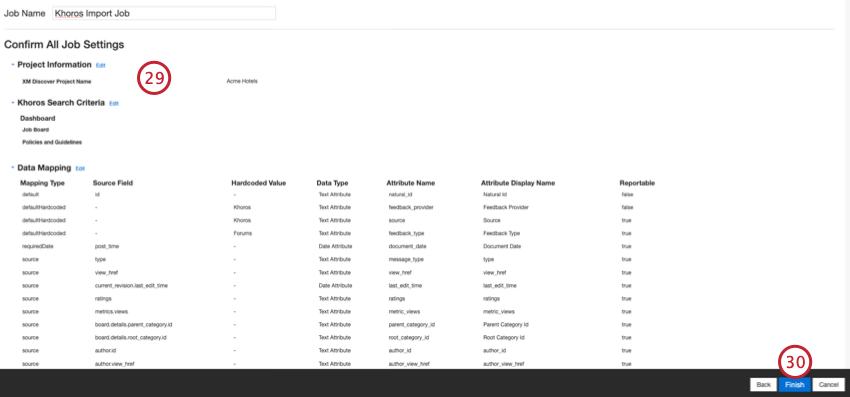 Revisando la configuración del conector