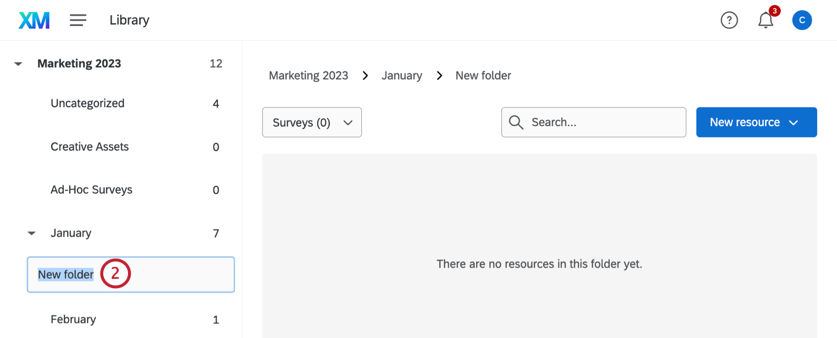 Text box to enter Folder Name