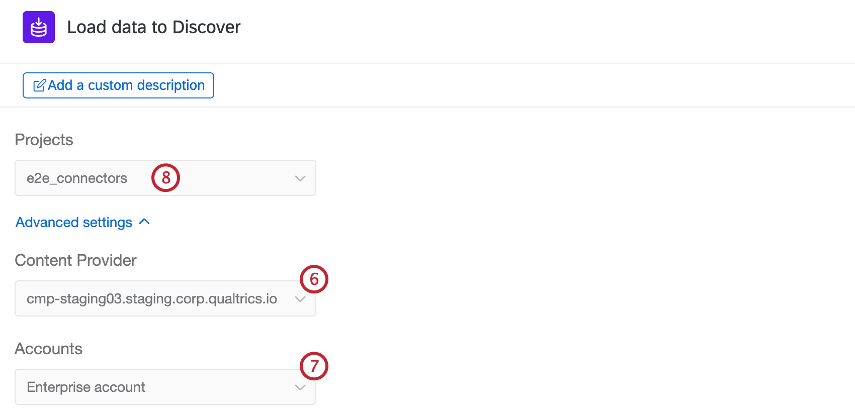configuring initial task settings