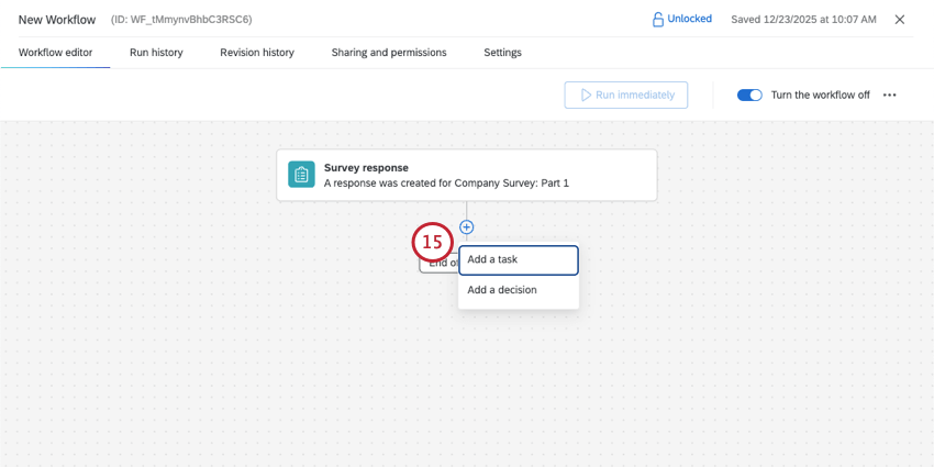 新しいタスクの追加