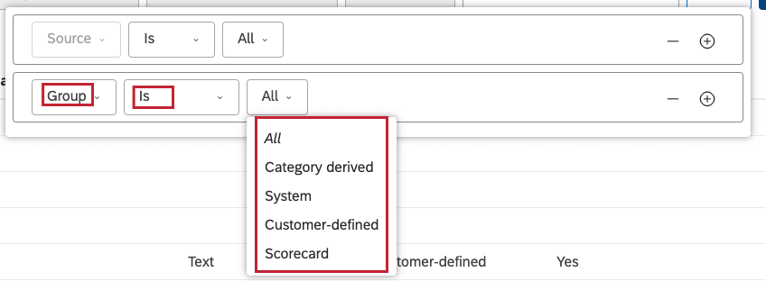 creating a condition for Group