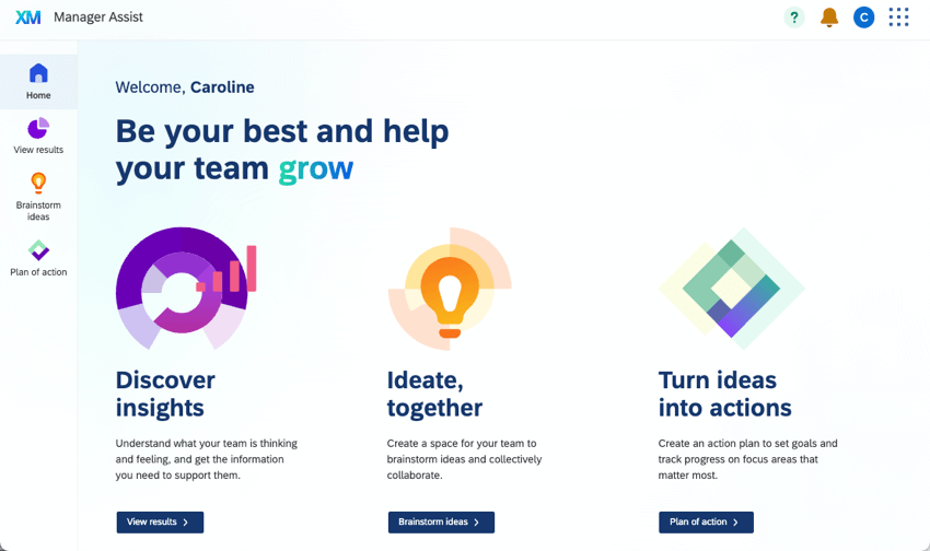 manager assist home page