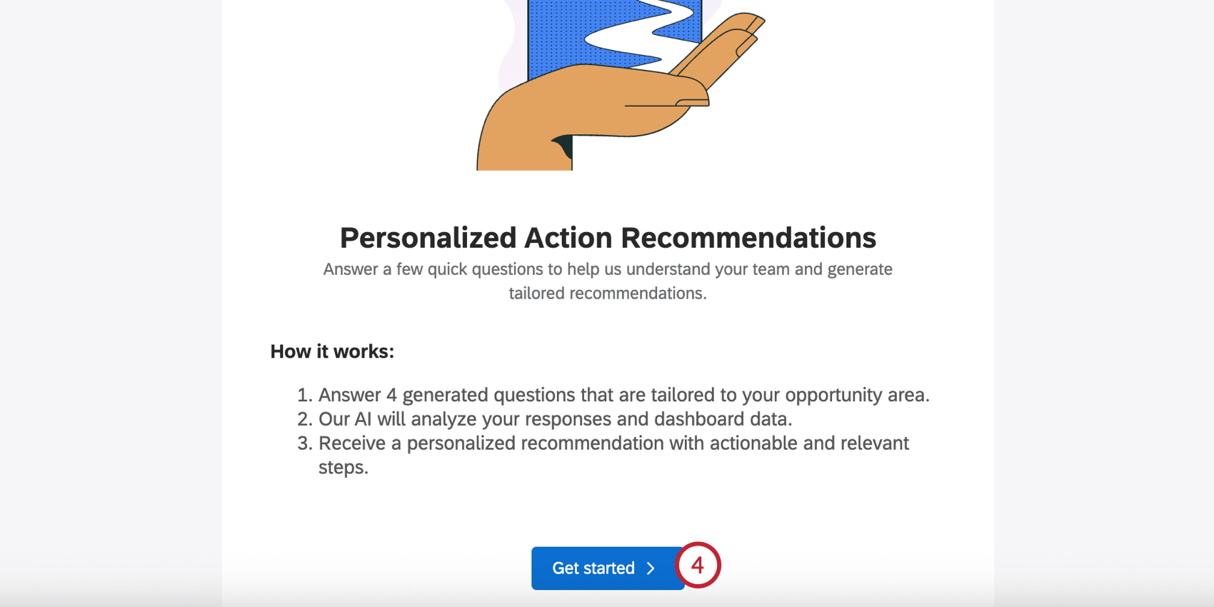 en cliquant sur Get Started