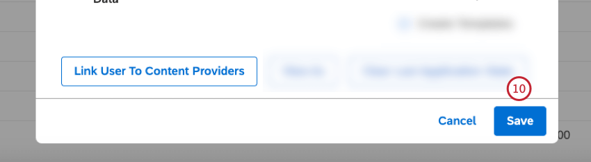 Wählen Sie "Sichern".