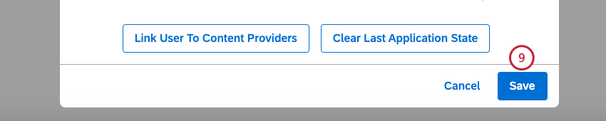 Select Yes to confirm the password reset request.