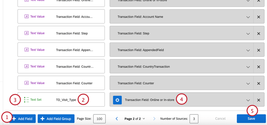 mapping additional funnel fields