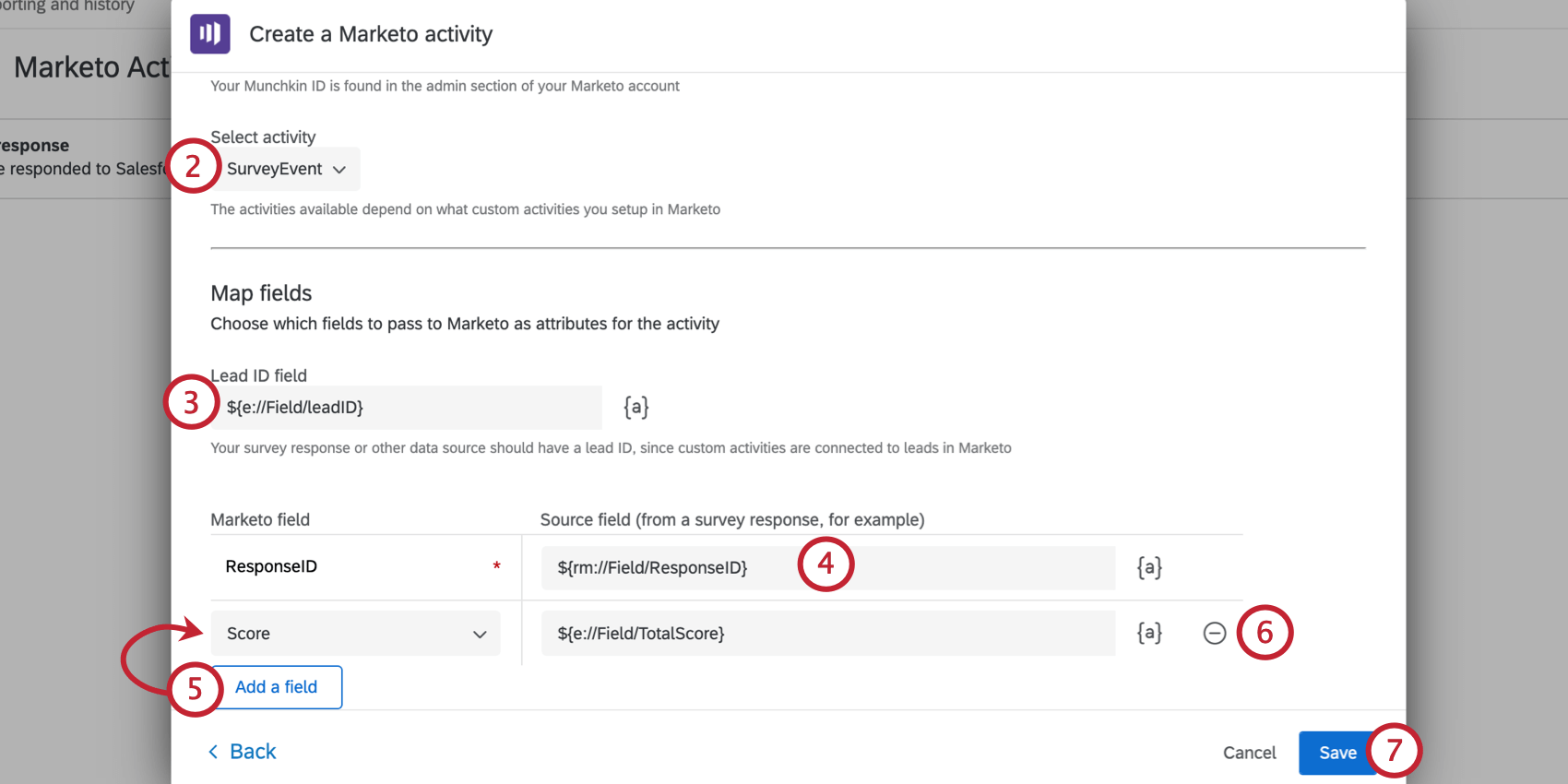 creating a marketo activity task