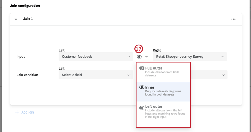 available join options within a merge task