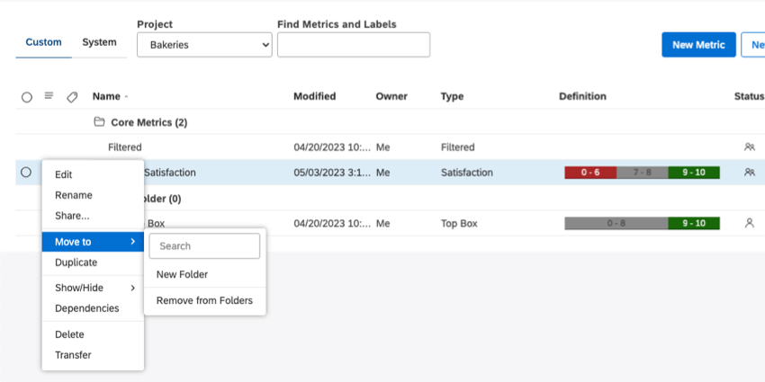 Option aus Ordnern entfernen