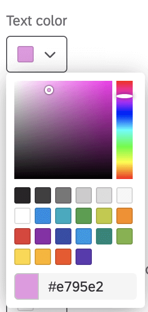 Liste déroulante des couleurs dans lapparence &amp ; feel