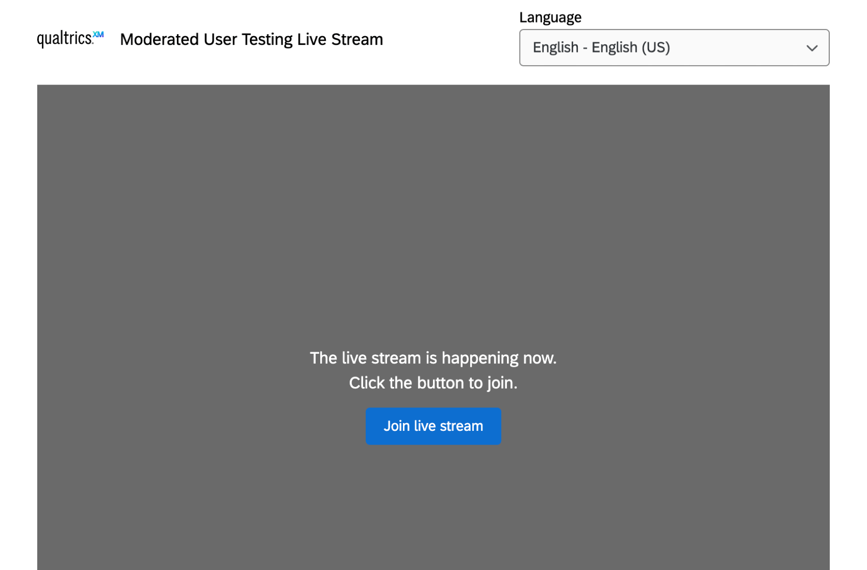 per partecipare al live stream