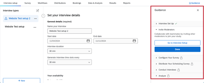 painel orientação à direita do projeto
