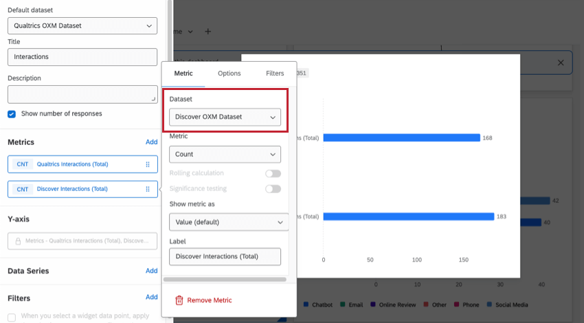 cliquez sur une mesure, placez pour sélectionner lensemble de données