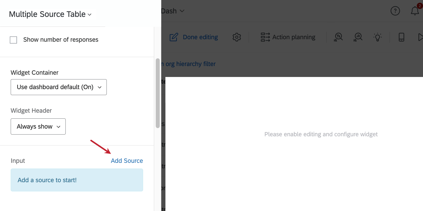 adicionar uma fonte ao widget