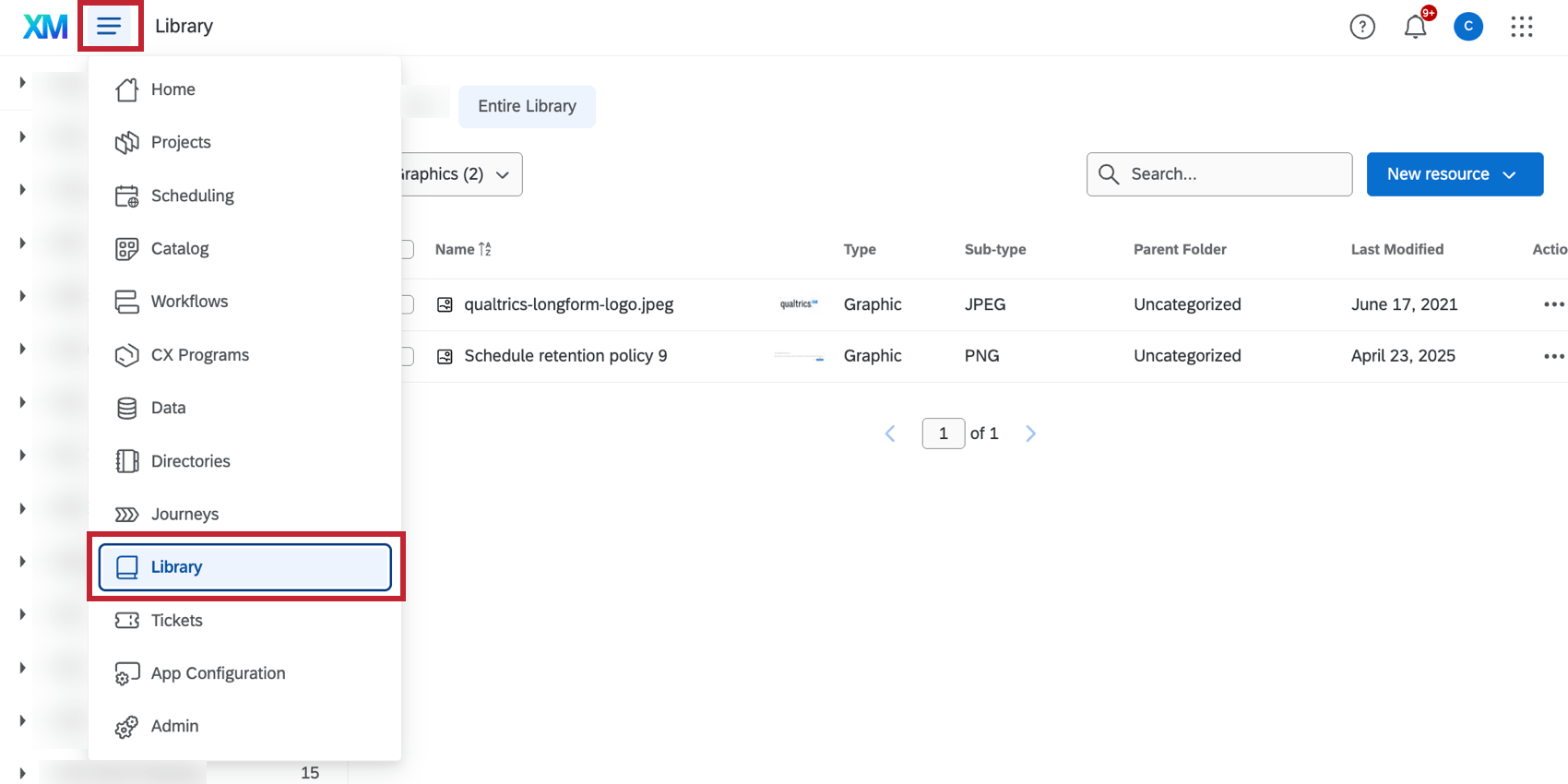 navigazione verso la libreria