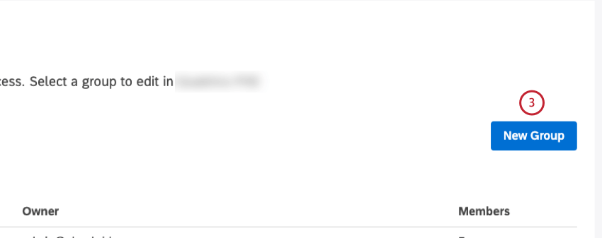 Klicken Sie auf die Schaltfläche Neue Gruppe, um eine neue Gruppe zu erstellen.