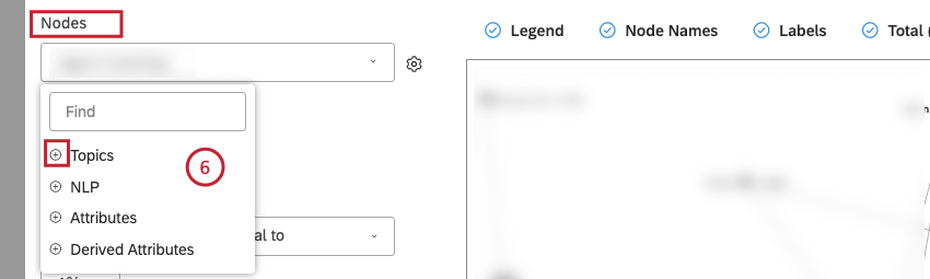 Select 1 of the available options by which to group data into a network of nodes