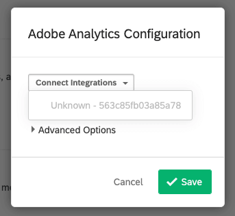 modification de la configuration dadobe analytics
