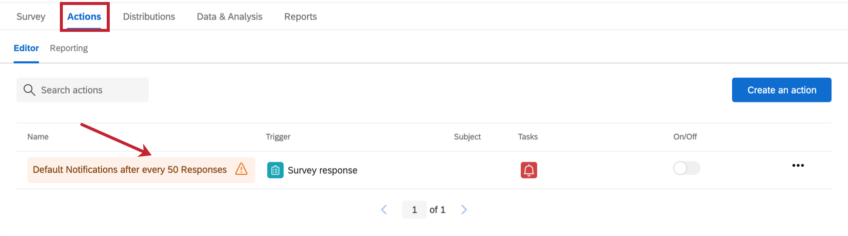 Une photo dune notification incomplète