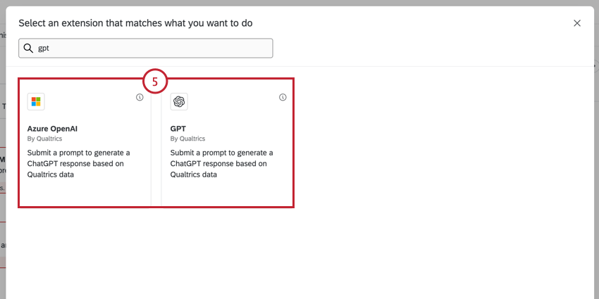 GPTまたはAzureタスクを選択
