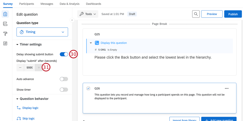delay showing submit button is enabled and 9999 is entered in the box