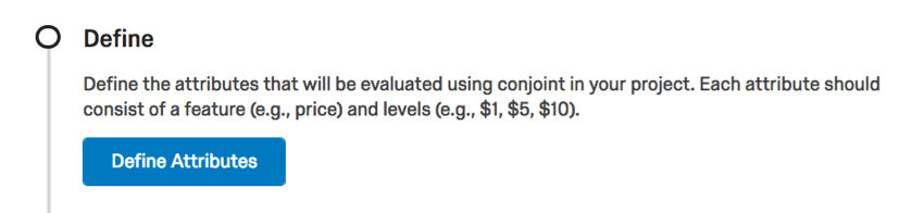 青い属性定義ボタンでステップを定義する