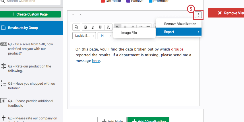 three dots button on upper-right of note has an export as image file option