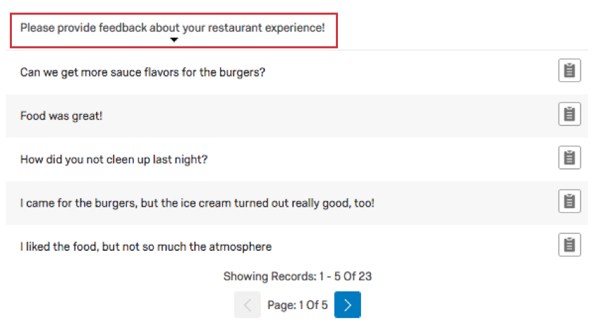 il titolo della tabella è enfatizzato