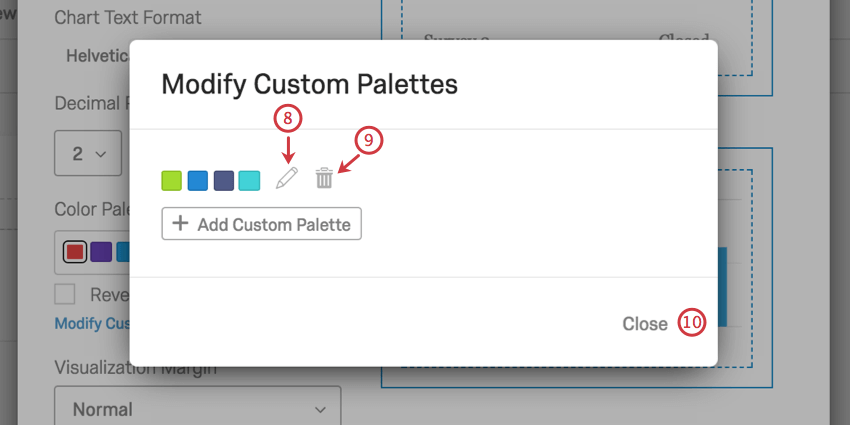Drucktasten weiter der neuen Farbpalette