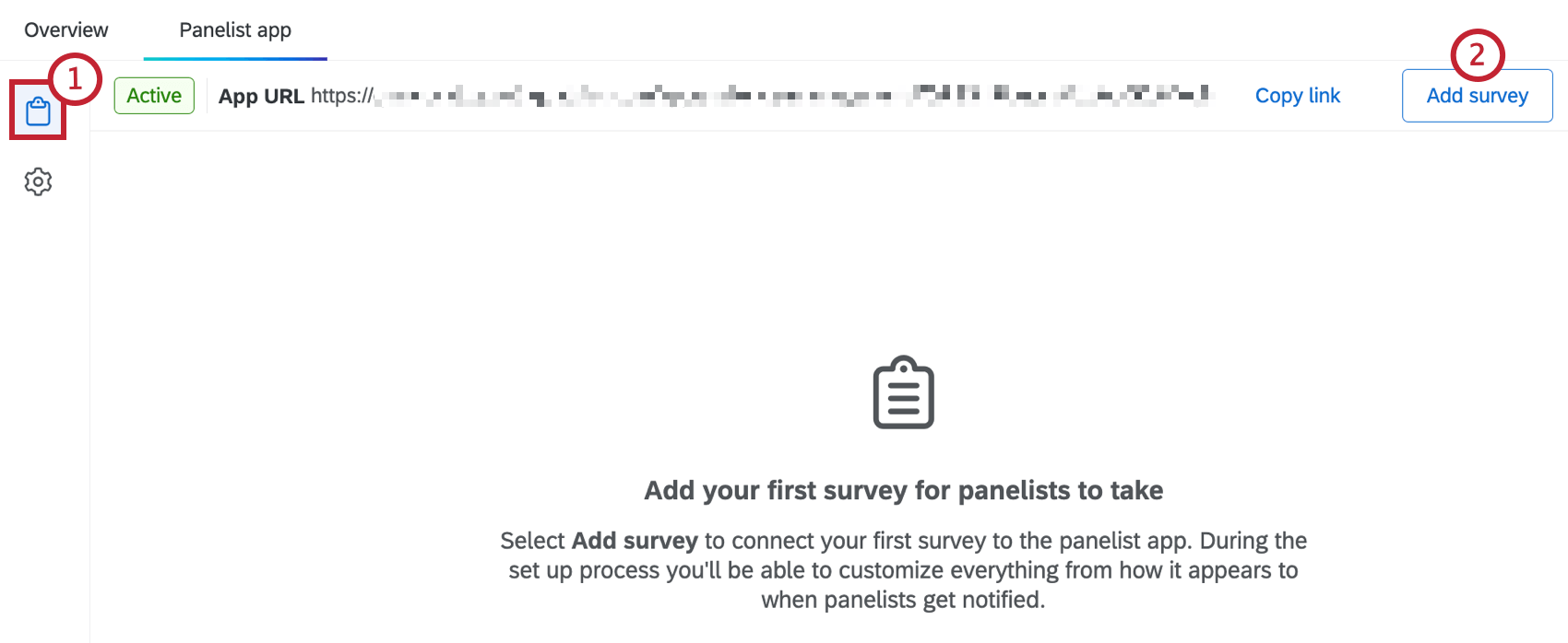Registerkarte „Panelist App“