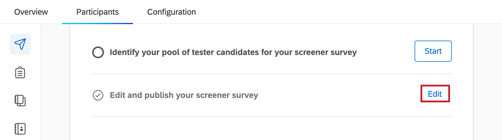 Pulsante di modifica