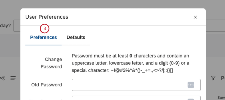 Die Registerkarte „Einstellungen“ ist die standardmäßig geöffnete Registerkarte des Fensters „Benutzereinstellungen“, die geöffnet wird.
