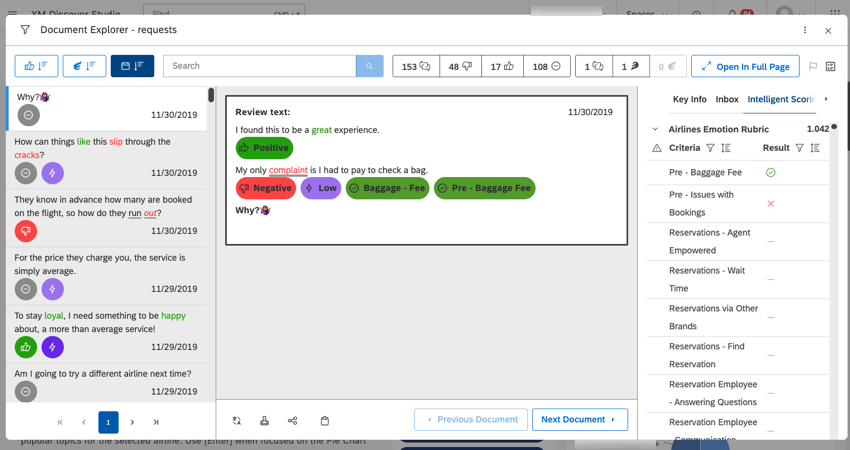 Haga clic en Abrir vista previa para abrir el Explorador de documentos y ver las interacciones en modo de vista previa.