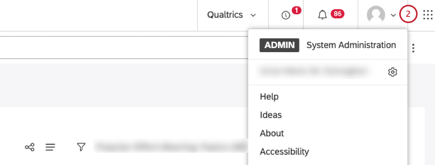 Click the profile icon. Select Account Settings