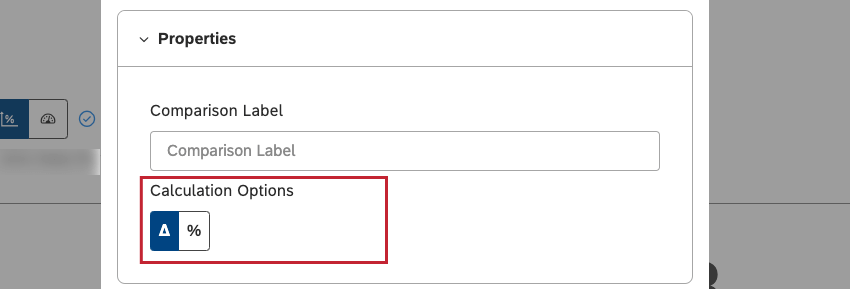 Wählen Sie aus, wie die Differenz zwischen den Metriken berechnet werden soll.